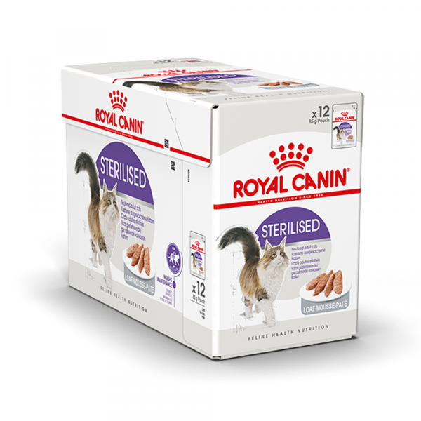 Royal Canin- Sterilised Loaf pouch - паучове за кастрирани котки 12бр. x 85 гр