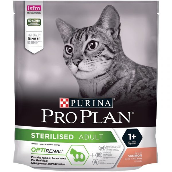 Pro Plan sterilised 1.5 кг. - за кастрирани котки, сьомга