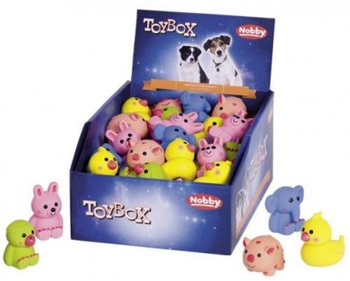 Nobby Играчка за куче - латекс мини животни, 5,5 см