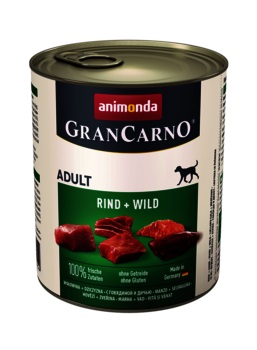 GranCarno 400 гр.,100% прясно месо за израснали кучета