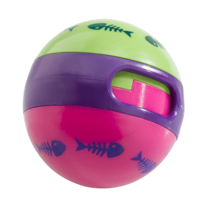 PA 5216 Играчка за коте- Пластмасова топка пускаща лакомства