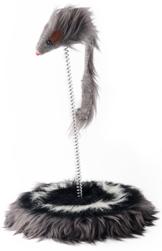 Nobby Играчка мишка на пружина, 15 см