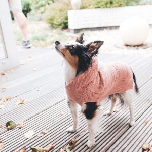 Пуловер с качулка Rögla розово