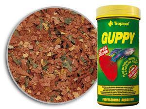 Tropical Guppy Храна за гупи и риби живородки, 100 мл.