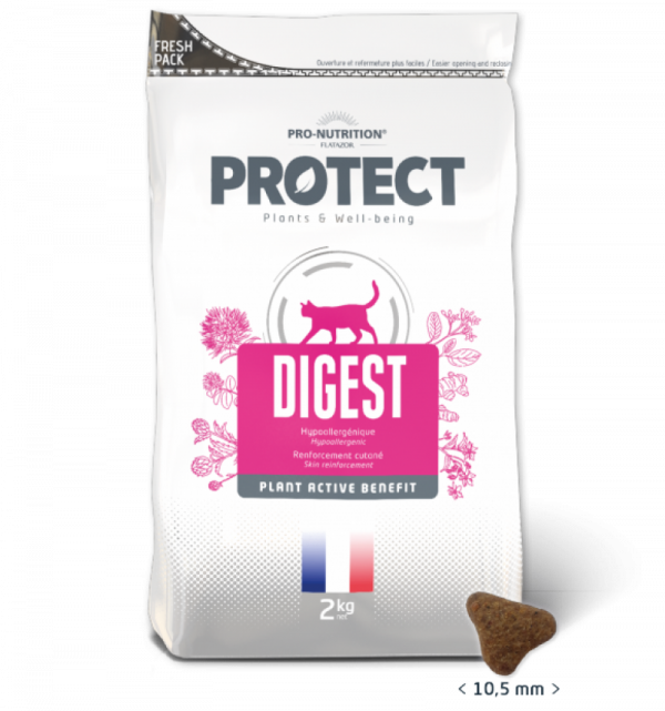 Flatazor PROTECT DIGEST за чувствителни котки, 2 кг