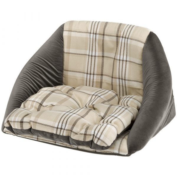 Ferplast Легло Edinburgh, кафяво 44х44х33см - Image 2