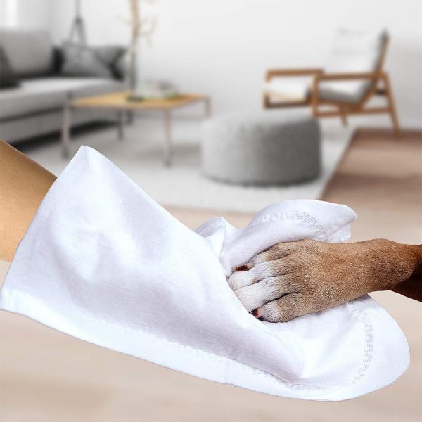 Simple Solution Pet Bath Hand Mitts, 7бр - кърпи за суха баня