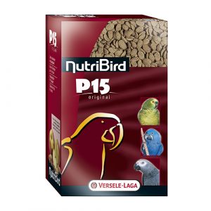 NutriBird Р15 Original - екструдирана храна за големи папагали, 1кг