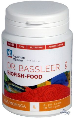 Dr. Bassleer Biofish Moringa L 150g. Храна за рибки на гранули