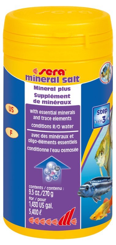 Sera mineral salt - обогатява водата с минерали, 105гр.