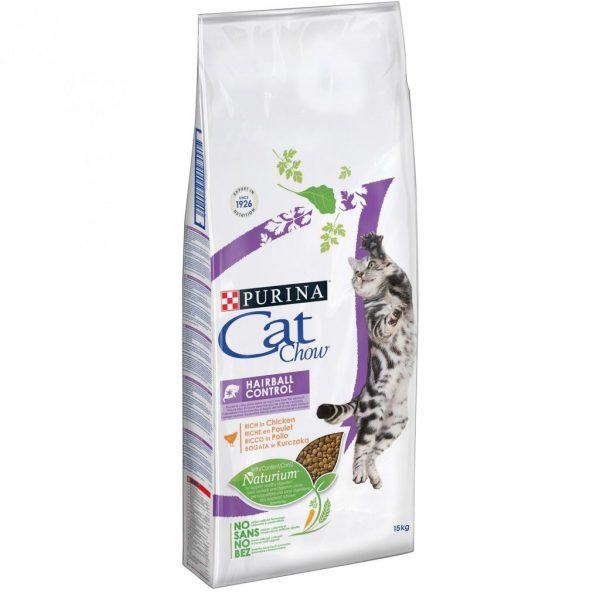 Cat Chow HAIRBALL 15 кг., ПРОТИВ космени топки