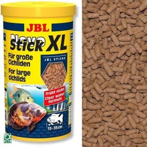 JBL NovoStick XL 1л.- Храна за ГОЛЕМИ месоядни цихлиди - гранули