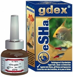 eSHa gdex срещу метили и червеи по кожата и хрилете, 20ml