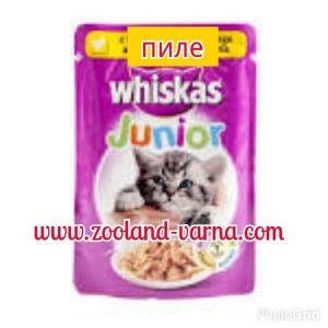 Whiskas junior pouch 100 гр. за малки котенца