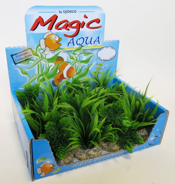 Sydeco Изкуствено растение Magic Aqua Naturals, 11 см