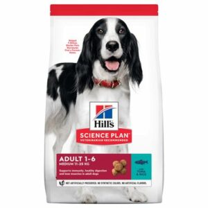 HILL`S DOG Adult Medium - храна за кучета от средните породи до 25 кг с РИБА