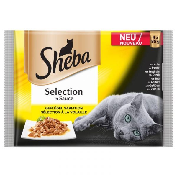 Sheba Pouch 4x85g. Птичи ястия