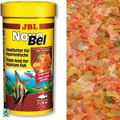 JBL NovoBel 250мл.- Основна храна за декоративни рибки, люспа