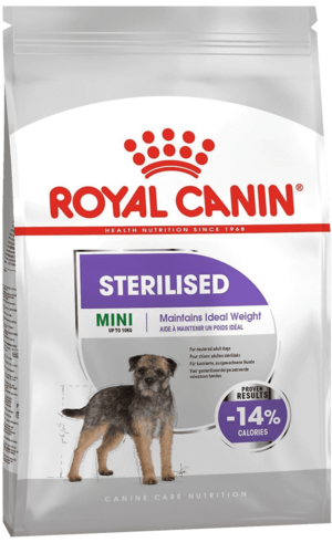 Royal Canin-MINI STERILISED  храна  за кастрирани кучета от дребни породи