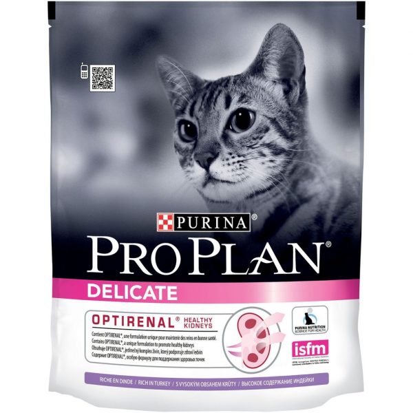 Pro Plan delicate 10 кг. за капризни котки с пуешко