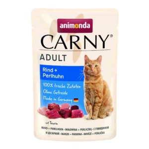 Carny Adult Pouch – Пачу за котка с Говеждо и токачка 85 г Carny Adult Pouch – Пачу за котка с Говеждо и токачка 85 г
