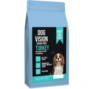 Dog Vision Adult Light Turkey – храна за кучета склонни към напълняване 12 кг