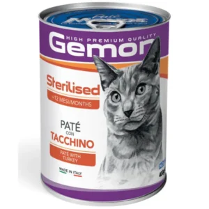 GEMON Sterilized Turkey – Консерва за кастрирани котки с пуешко месо 400 г