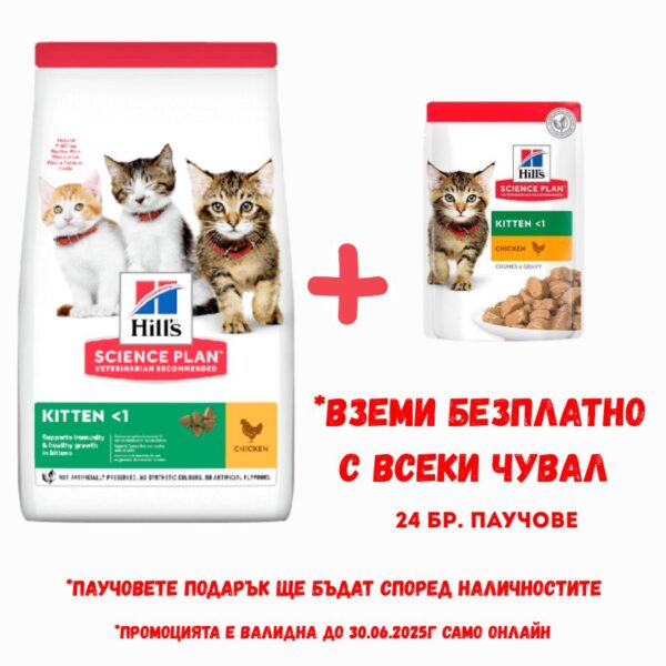 HILL`S SP Kitten Chicken - храна за котенца до 1г, бременни и кърмещи с пиле