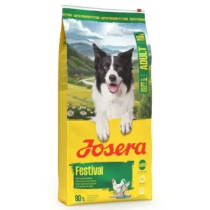 Josera Dog Adult Festival Salmon & Chicken – Суха Храна за Капризни Кучета с Пилешко и Сьомга 12.5 kg