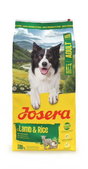 Josera Dog Adult Lamb & Rice – Суха Храна за Израснали Кучета с Агнешко и Ориз 12.5 kg