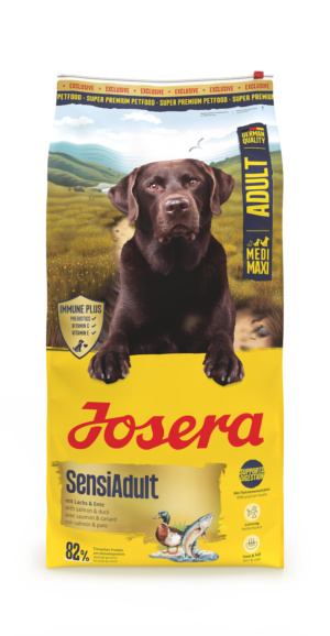 Josera Sensi Adult Salmon & Duck – Суха Храна за Чувствителни Кучета с Патешко и Сьомга 12.5 kg Josera Sensi Adult Salmon & Duck – Суха Храна за Чувствителни Кучета с Патешко и Сьомга 12.5 kg