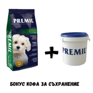 Premil Dog Puppy & Mini adult- Храна за дребни породи кучета 15кг