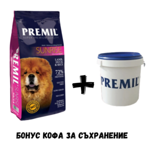 Premil Sunrise - Храна за капризни и склонни към алергии кучета- 15 кг
