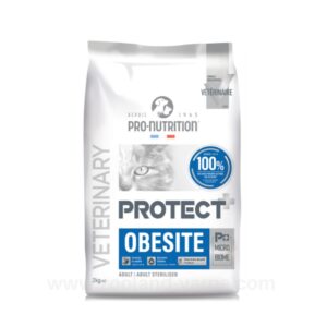 Pro-Nutrition Flatazor Protect Obésité – Диетична храна за котки с наднормено тегло и диабет 2 кг