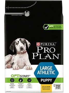 Pro Plan Large Athletic Puppy с OPTISTART®, богата на пиле 12 кг