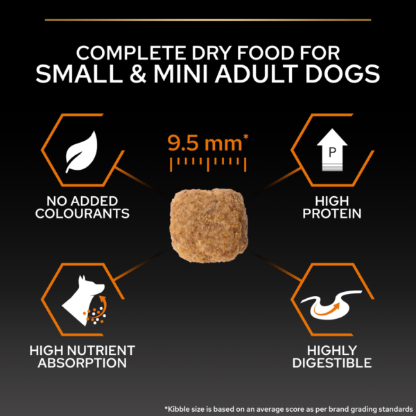 Pro Plan Small&Mini Adult - храна за кучета над 1г от дребните породи с пиле 3 кг - Image 3
