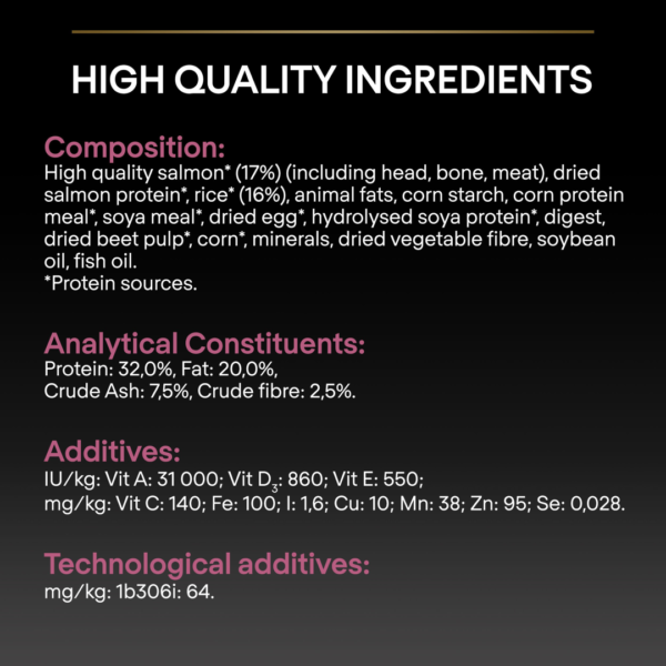 Pro Plan Small&Mini Adult Sensitive Skin богата на сьомга 700 гр - Image 4
