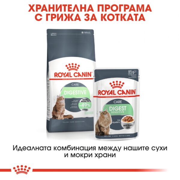Royal Canin- CARE DIGEST SENSITIVE  pouch- паучове за чувствителни котки 85гр - Image 6