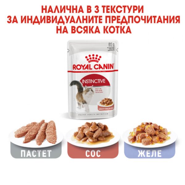 Royal Canin- INSTINCTIVE IN GRAVY pouch - паучове за идеално тегло 85гр - Image 6