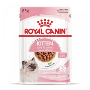 Royal Canin Kitten in Gravy – Пауч за Котенца в Сос 85г