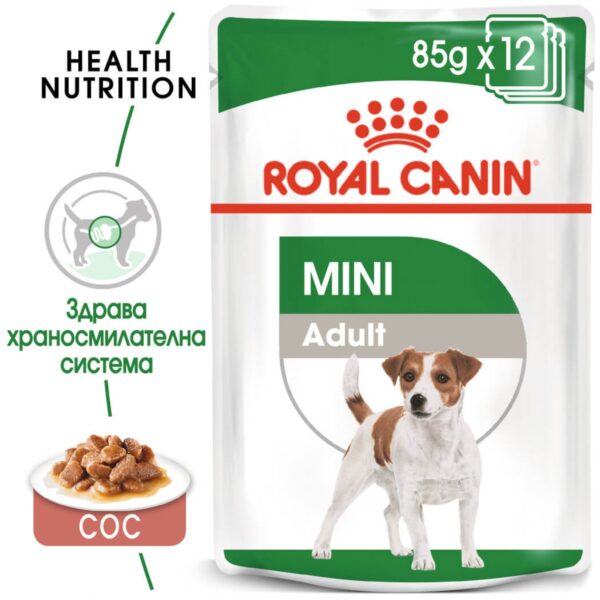 Royal Canin- Mini Adult Pouch за кучета в зряла възраст от дребните породи 85гр - Image 4