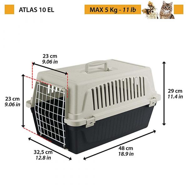 Ferplast Atlas 10 Транспортна чанта за кучета и котки  в различни цветове, 48 см - Image 3