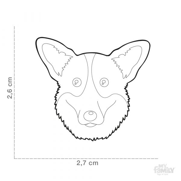 Mедальон за гравиране КОРГИ - Image 3
