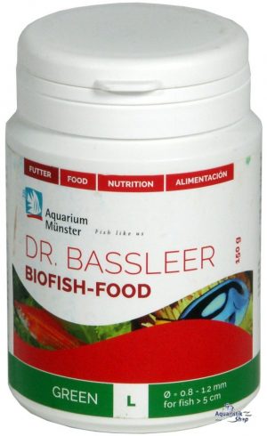 Dr. Bassleer Biofish Green L 150g. Храна за растителноядни риби