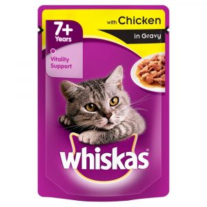 Whiskas pouch 100 гр. хапки в сос, Senior, За котки над 7 години