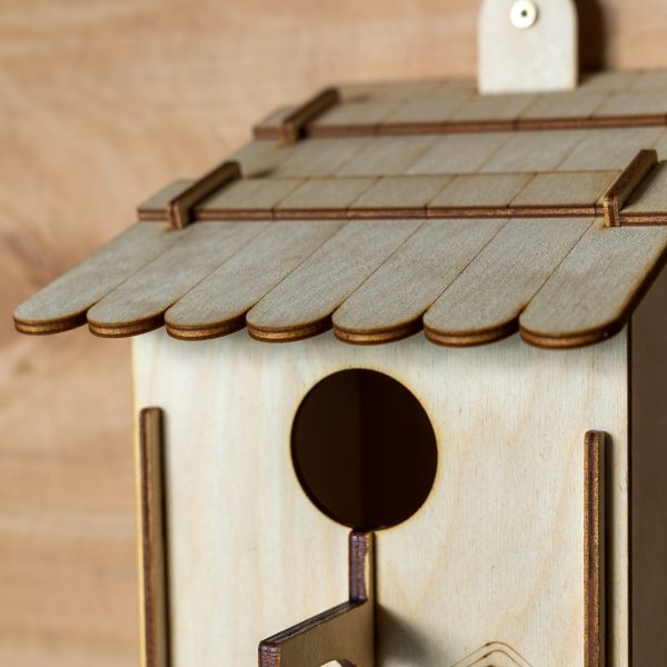 BirdBox Къща за птици - едноскатна 4мм
