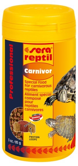 Sera Reptil Professional Carnivor 250 мл. за месоядни влечуги