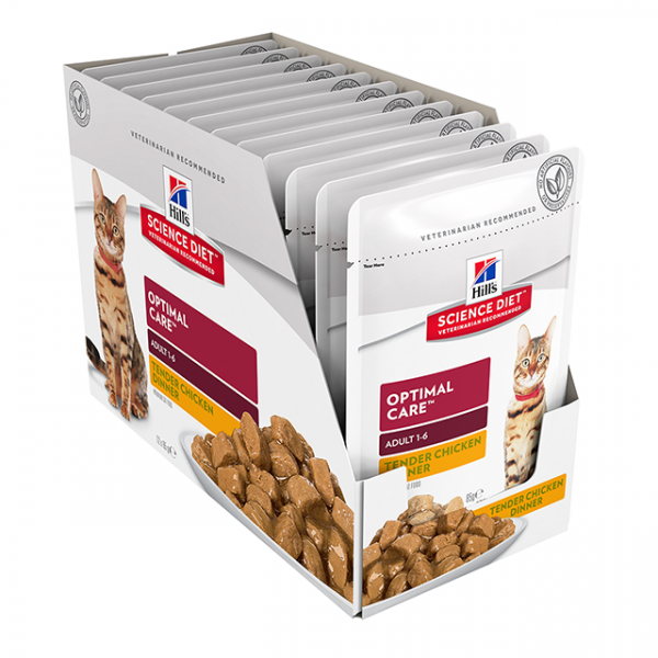 Hill's Science Plan™ Feline Adult паучове 4 вида 12 бр - Image 4