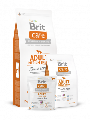Brit Care Adult Medium Агне и ориз