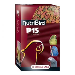 NutriBird Р15 Tropical - екструдирана храна за големи папагали, 1 кг
